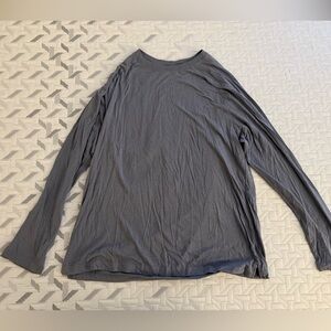 Alo blue gray long sleeve shirt size men’s L